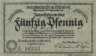  Бона. Германия. Остерхольц 50 пфеннигов 1921 год. Нотгельд зеленый, номинал зеленый. (XF) 
