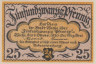  Бона. Германия. Виэ 25 пфеннигов 1920 год. Нотгельд. (XF) 