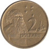  Австралия. 2 доллара 2001 год. Австралийский абориген. 