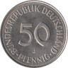  ФРГ. 50 пфеннигов 1979 год. (J) 