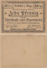  Бона. Германия. Луттер-ам-Баренберге 10 пфеннигов 1917 год. Нотгельд. (XF) 