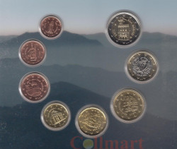 Сан-Марино. Набор монет евро 2015 год. (8 штук в буклете)