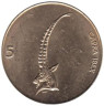  Словения. 5 толаров 1992 год. Ибекс. 