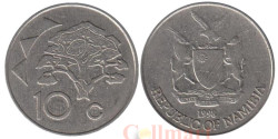 Намибия. 10 центов 1998 год. Верблюжья акация.