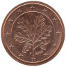  Германия. 2 евроцента 2006 год. Дубовые листья. (F) 