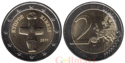 Кипр. 2 евро 2011 год. Помосский идол.