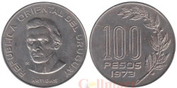 Уругвай. 100 песо 1973 год.