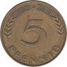  ФРГ. 5 пфеннигов 1966 год. (D) 
