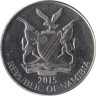  Намибия. 5 центов 2015 год. Алоэ. 