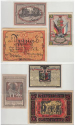 Набор банкнот. Германия. Штедезанд 25, 40, 60 пфеннигов 1920 год. Нотгельды, 3 штуки. (VF)