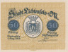  Бона. Германия. Лихтенфельс 50 пфеннигов 1918 год. Нотгельд. (XF) 