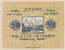  Бона. Германия. Лихтенфельс 50 пфеннигов 1918 год. Нотгельд. (XF) 