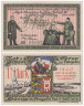  Бона. Германия. Зёруп 1 марка 1919 год. Нотгельд. (VF) 