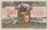  Бона. Германия. Зёруп 1 марка 1919 год. Нотгельд. (VF) 
