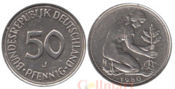 ФРГ. 50 пфеннигов 1980 год. (J)