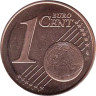  Финляндия. 1 евроцент 2005 год. Геральдический лев. 