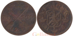 Швеция. 2 эре 1759 год. Король Адольф Фредрик.