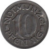  Германия. Ахен. 10 пфеннигов 1920 год. Скульптура волка. Нотгельд. 