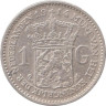  Нидерланды. 1 гульден 1914 год. 