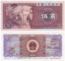  Бона. Китай 5 цзяо 1980 год. Члены этнических групп Мяо и Чжуан. (Пресс) 