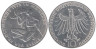  Германия (ФРГ). 10 марок 1972 год. XX летние Олимпийские Игры, Мюнхен 1972 - Спортсмены. 