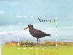 Почтовый блок. Ниуафооу. BIRDPEX 9 : Закопченный устрицелов.
