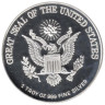  США. Унция серебра 999. Парусник Мэйфлауэр. 