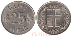 Исландия. 25 эйре 1967 год.