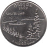  США. 25 центов 2005 год. Квотер штата Орегон. (D) 