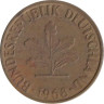  ФРГ. 5 пфеннигов 1968 год. (F) 