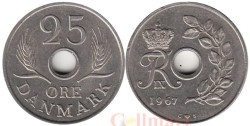 Дания. 25 эре 1967 год.