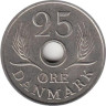  Дания. 25 эре 1967 год. 
