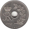  Дания. 25 эре 1967 год. 