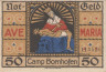  Бона. Германия. Камп-Борнхофен 50 пфеннигов 1921 год. Нотгельд. (XF) 