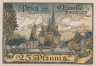  Бона. Германия. Прин-ам-Кимзее 25 пфеннигов 1920 год. Нотгельд. (XF) 