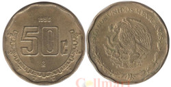 Мексика. 50 сентаво 1996 год. Герб.