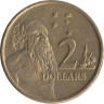  Австралия. 2 доллара 2005 год. Австралийский абориген. 
