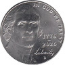  США. 5 центов 2026 год.250 лет независимости США. (D) 