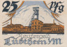  Бона. Германия. Любтен 25 пфеннигов 1922 год. Нотгельд. (XF) 