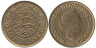  Дания. 20 крон 1990 год. Королева Маргрете II. 