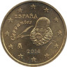 Испания. 50 евроцентов 2014 год. Мигель де Сервантес. 