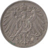  Германская империя. 10 пфеннигов 1913 год. (F) 