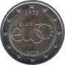  Ирландия. 2 евро 2023 год. 50 лет членству Ирландии в ЕС. 