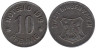  Германия. Бинген-на-Рейне. 10 пфеннигов 1919 год. Нотгельд. 