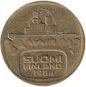  Финляндия. 5 марок 1988 год. Ледокол Урхо. 