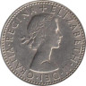  Великобритания. 6 пенсов 1962 год. 