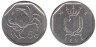  Мальта. 5 центов 1998 год. Краб. 