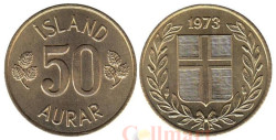 Исландия. 50 эйре 1973 год. Герб.