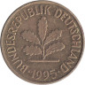  Германия (ФРГ). 5 пфеннигов 1995 год. Дубовые листья. (G) 