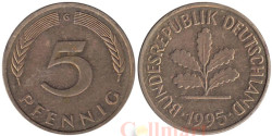 ФРГ. 5 пфеннигов 1995 год. (G)